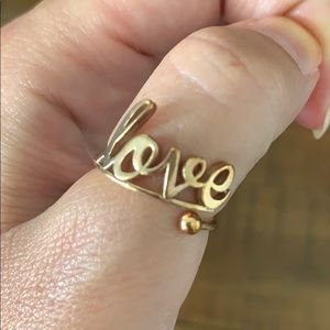 14kt Rose Gold Alex and Ani “Love” Ring